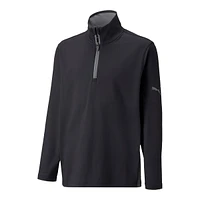 PUMA Golf Boy's Gamer Long Sleeve 1/4 Zip Shirt