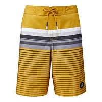 Ripzone Boys' Sproat Striped Swim Trunks