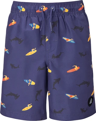 Ripzone Boys' Raith Printed Swim Trunks