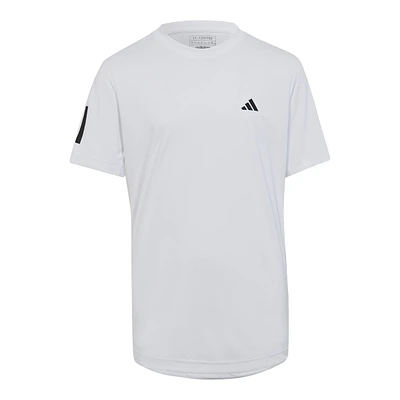 adidas Boys' Club 3-Stripe T Shirt