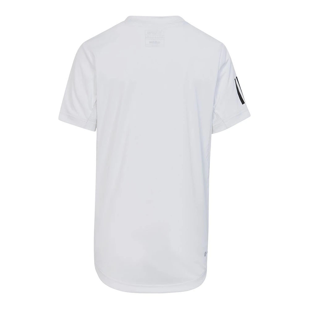 adidas Boys' Club 3-Stripe T Shirt