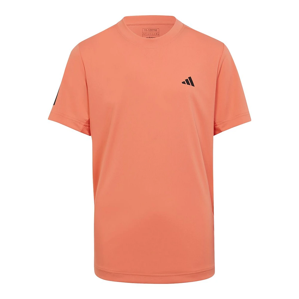 adidas Boys' Club 3-Stripe T Shirt