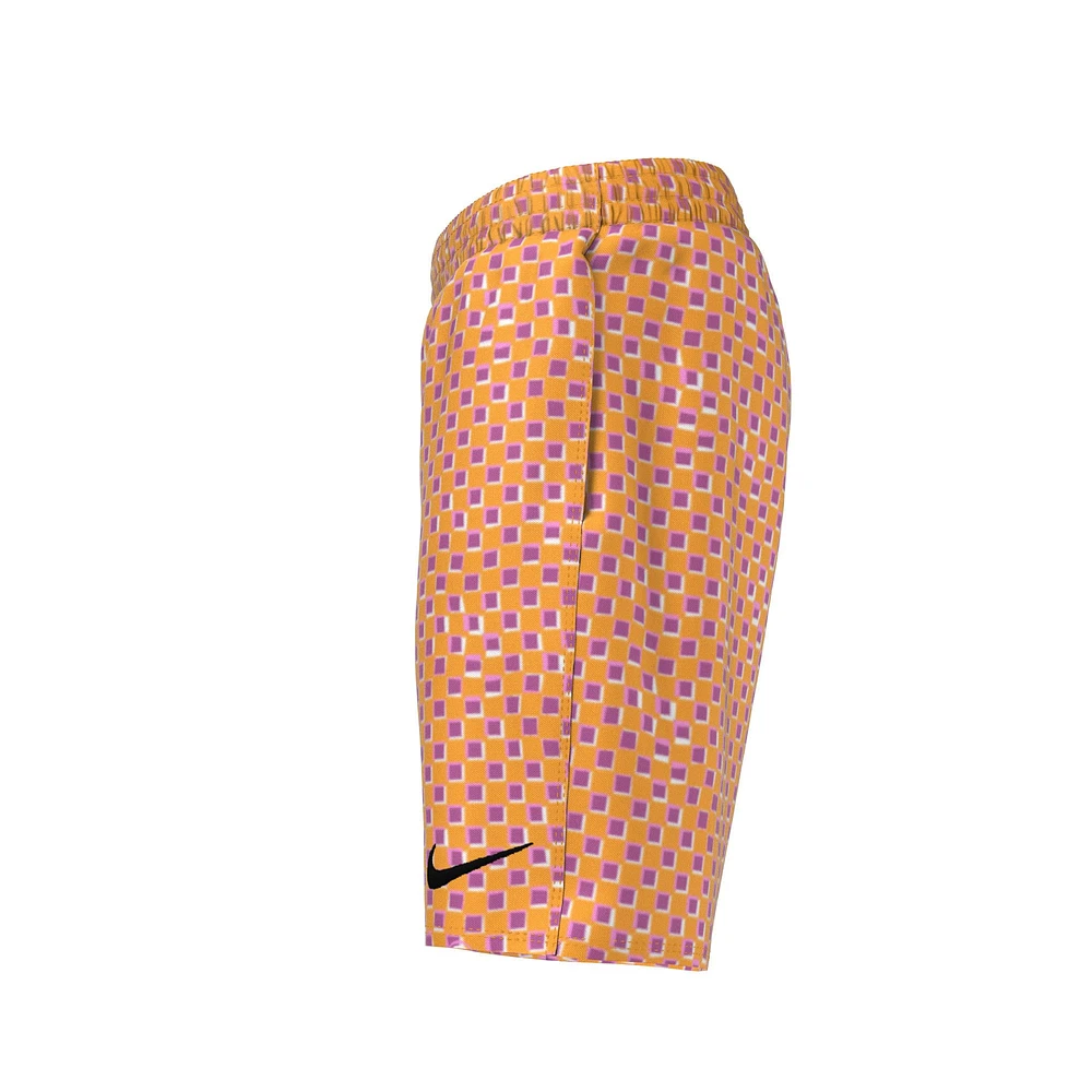 Nike Kids' Smiles Check Lap 7" Volley Shorts