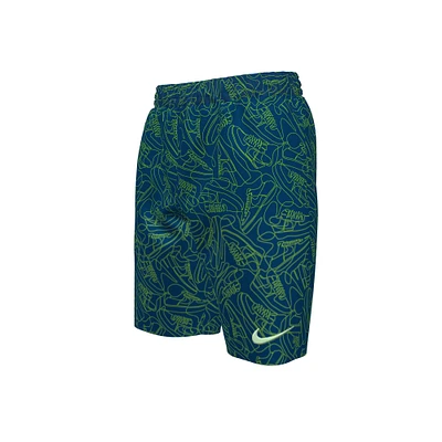 Nike Kids' All Over Print Breaker 7-inch Volley Shorts