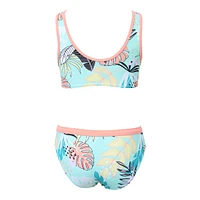 Mandarine Girls' Summer Flash Snap Two Piece Swimwear