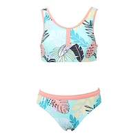 Mandarine Girls' Summer Flash Snap Two Piece Swimwear