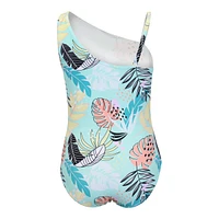 Mandarine Girls' Summer Flash 1 Shoulder One Piece Swimsuit