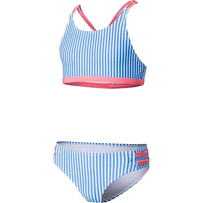 Ripzone Girls' SL Strap Detailing Two Piece Bikini Suit