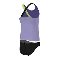 Nike Girls' Crossback Tankini Set Swimsuit