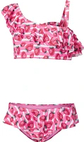 Ripzone Girls' SL One Shoulder Two Piece Bikini Set