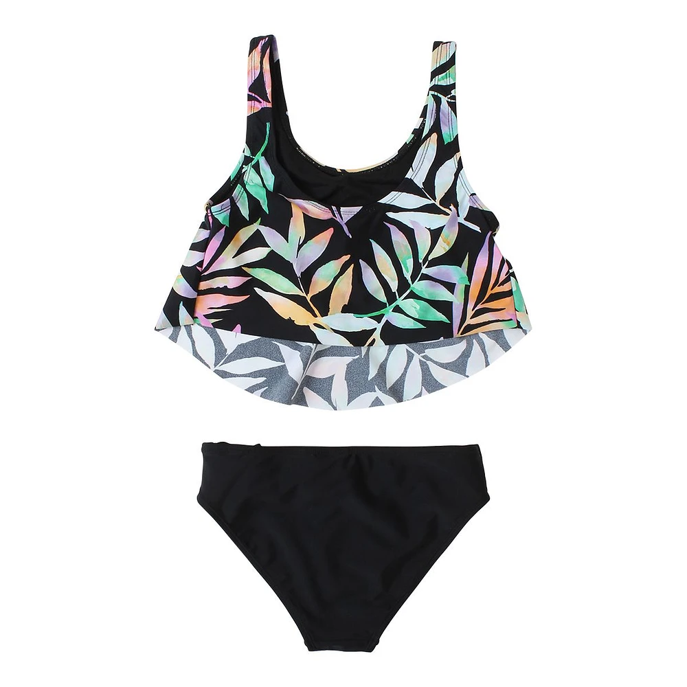 Mandarine Girls' Luau Paradise 2 Piece Tankini