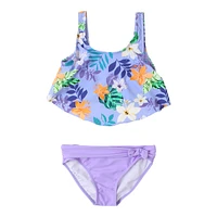 Mandarine Girls' Luau Paradise 2 Piece Tankini