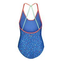 Under Armour Girls' 2-4 Dots One Piece Swimsuit