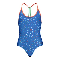 Under Armour Girls' 2-4 Dots One Piece Swimsuit