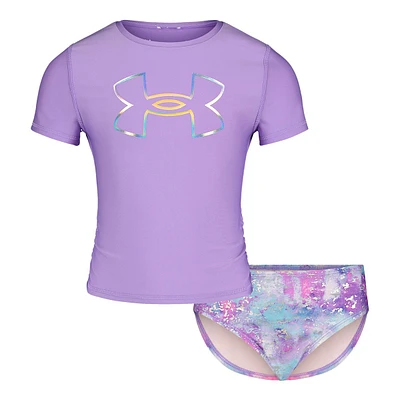 Under Armour Girls' 2-4 The Mix Rashguard Set