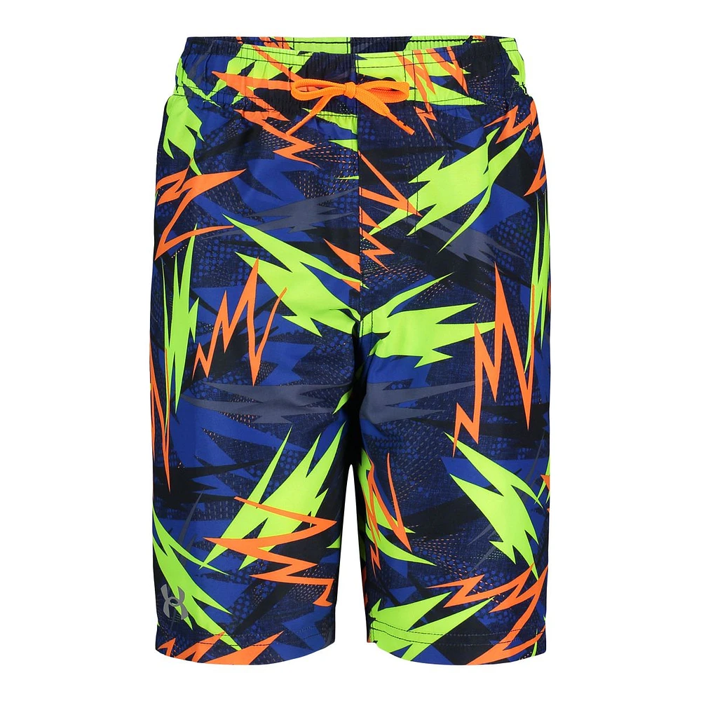 Under Armour Toddler Boys' 4-7 Rowdy Bolts Two Piece Swim Set