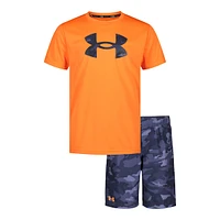 Under Armour Toddler Boys' Hyper Woodland Two Piece Swim Set