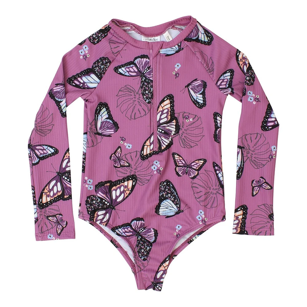 Mandarine Toddler Girls' 2-7 Garden Scent Rashguard