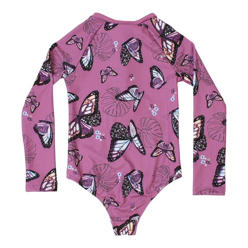 Mandarine Toddler Girls' 2-7 Garden Scent Rashguard