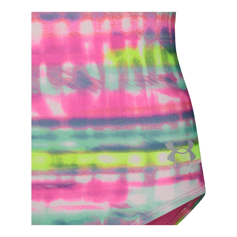 Under Armour Toddler Girls' 4-6X Stripe Dash One Piece Swimwear