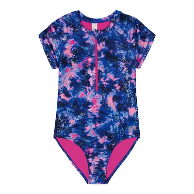 Under Armour Toddler Girls' 4-6X Printed Paddle Suit