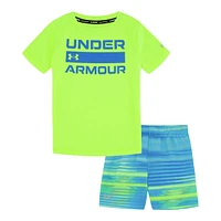 Under Armour Infant Boys' Beam Stripe Two Piece Swim Set