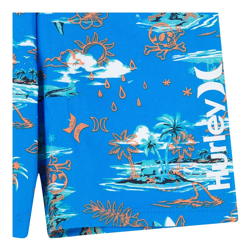 Hurley Boys' T Shirt And Swim Trunk Set