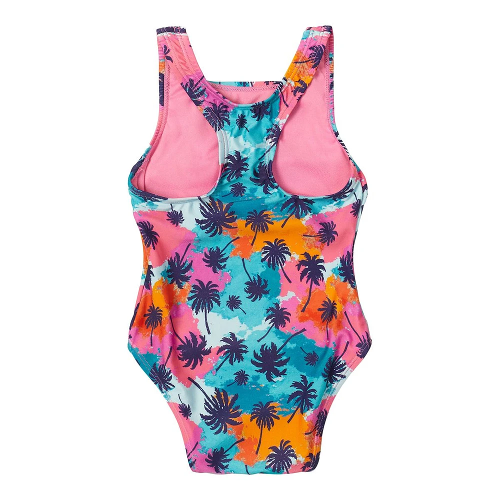 Speedo Infant Girls' 12M-3T Snapsuit One Piece Swimsuit