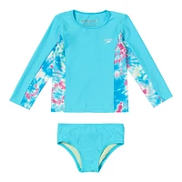 Speedo Kids' Long Sleeve Rashguard Set