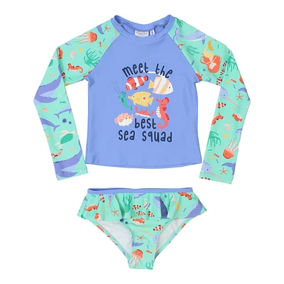 Mandarine Kids' Under The Sea Two Piece Rashguard