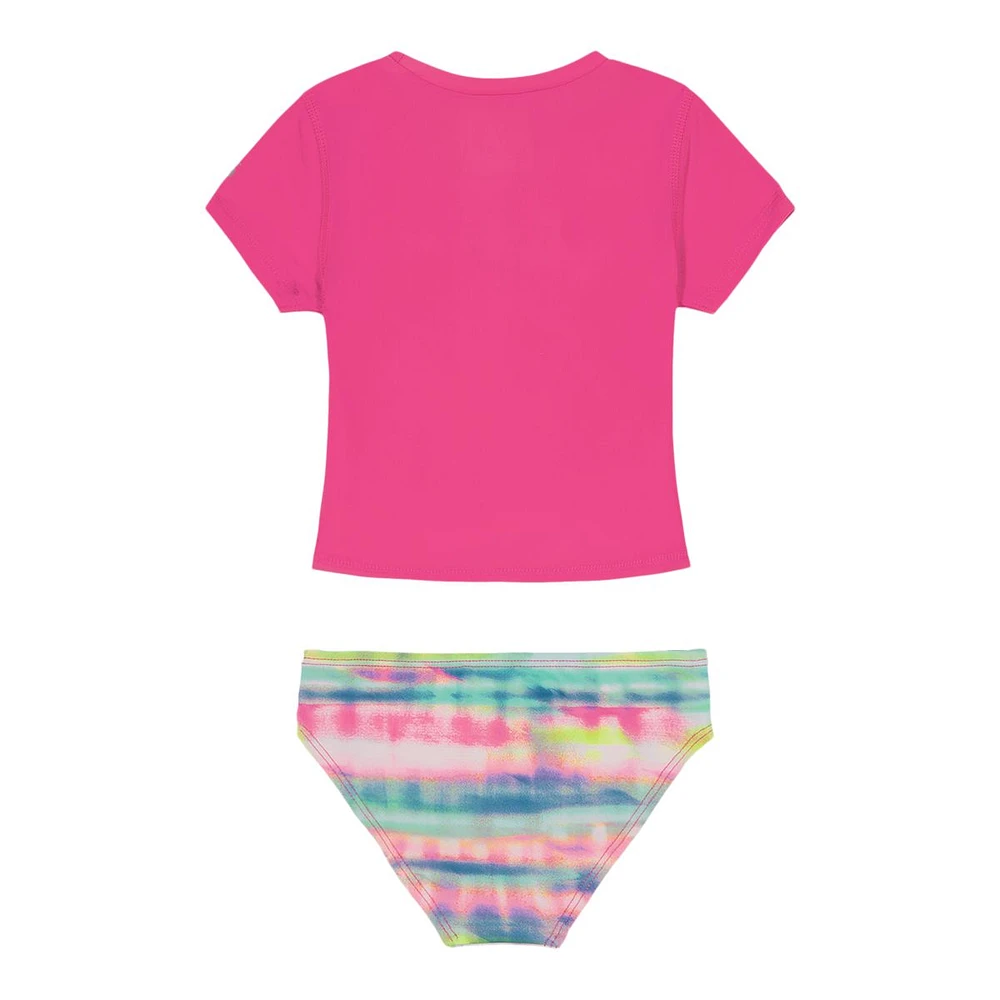 Under Armour Infant Girls' Stripe Dash Rashguard Set