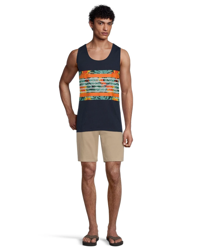 Ripzone Men's Manitou Graphic Tank Top, Lightweight, Sleeveless