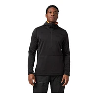 Helly Hansen Men's Powerdreamer Midlayer Half-Zip Training Hoodie, Anti-Odor