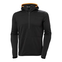 Helly Hansen Men's Powerdreamer Midlayer Half-Zip Training Hoodie, Anti-Odor