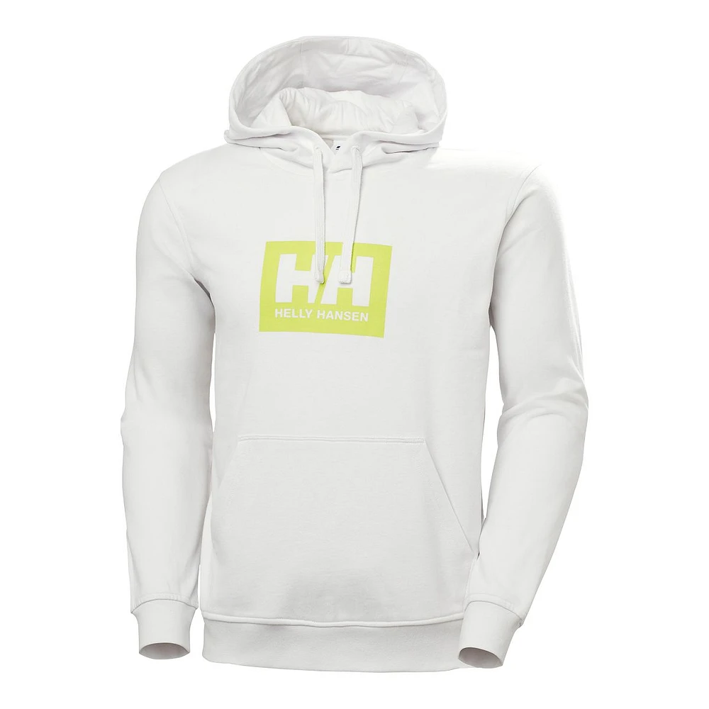 Helly Hansen Men's Box Pullover Hoodie, 100% Cotton, Kangaroo Pocket