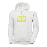 Helly Hansen Men's Box Pullover Hoodie, 100% Cotton, Kangaroo Pocket