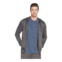 Skechers Men's GOknit Pique Full Zip Hoodie