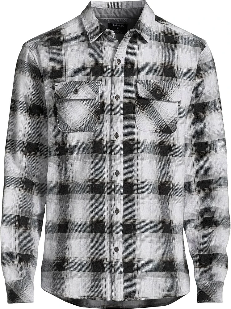 Hurley Men's Santa Cruz Heavyweight Long Sleeve Flannel