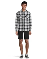 Hurley Men's Santa Cruz Heavyweight Long Sleeve Flannel