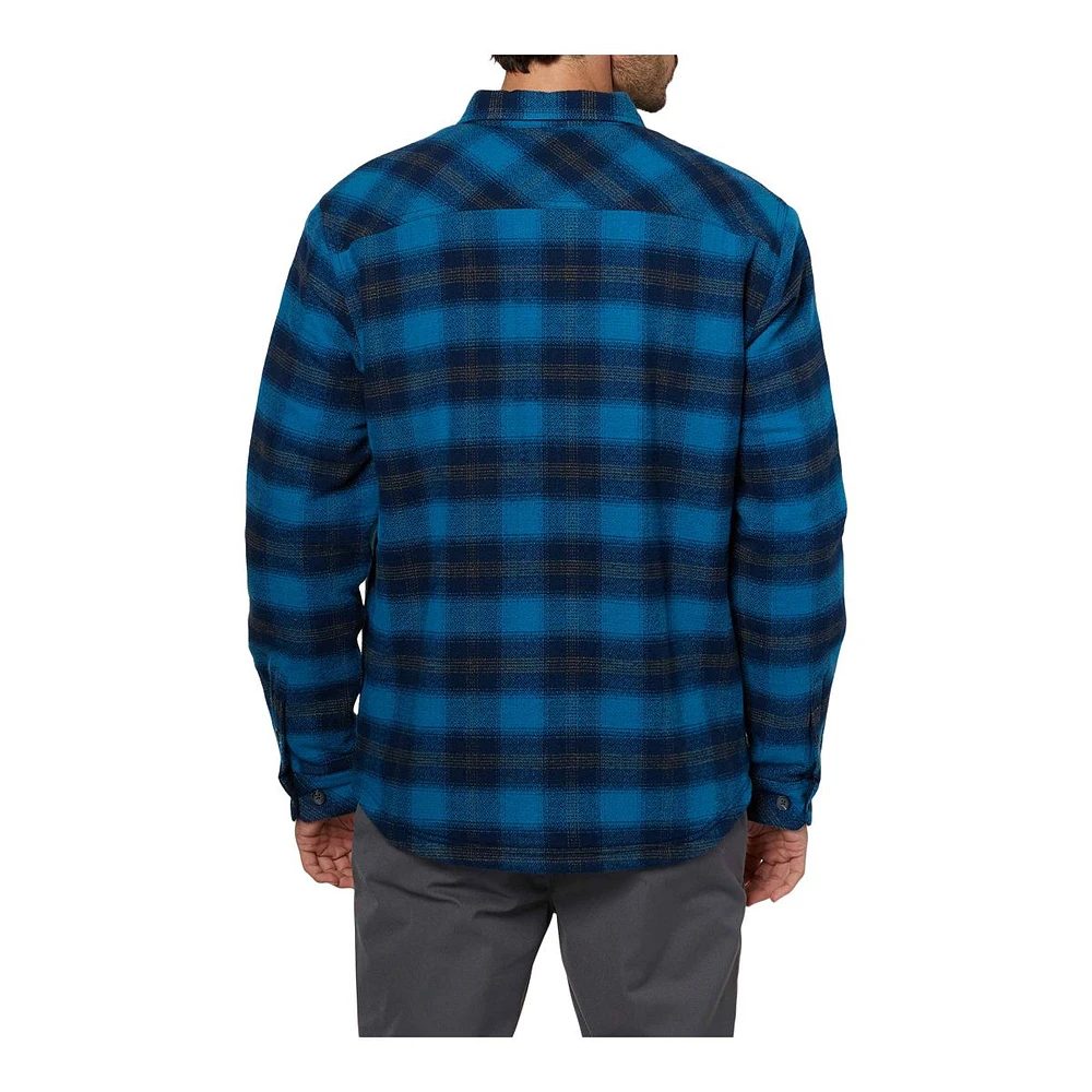 O'Neill Men's Redmond Sherpa Long Sleeve Flannel Shirt