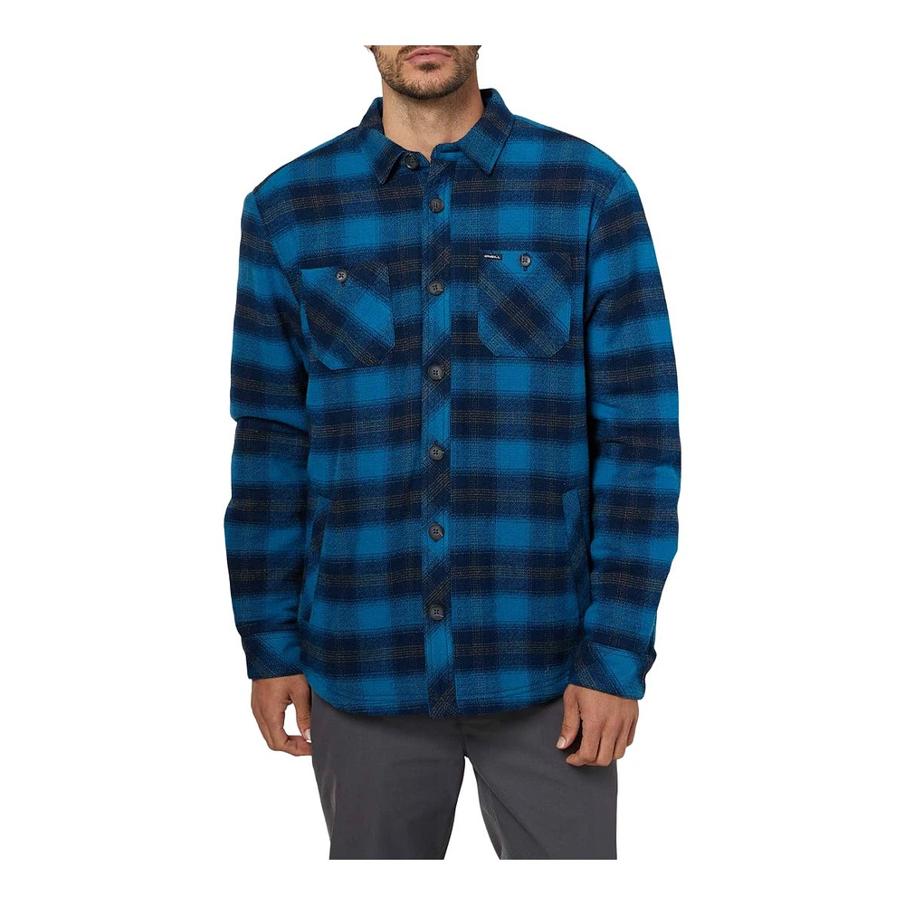 O'Neill Men's Redmond Sherpa Long Sleeve Flannel Shirt