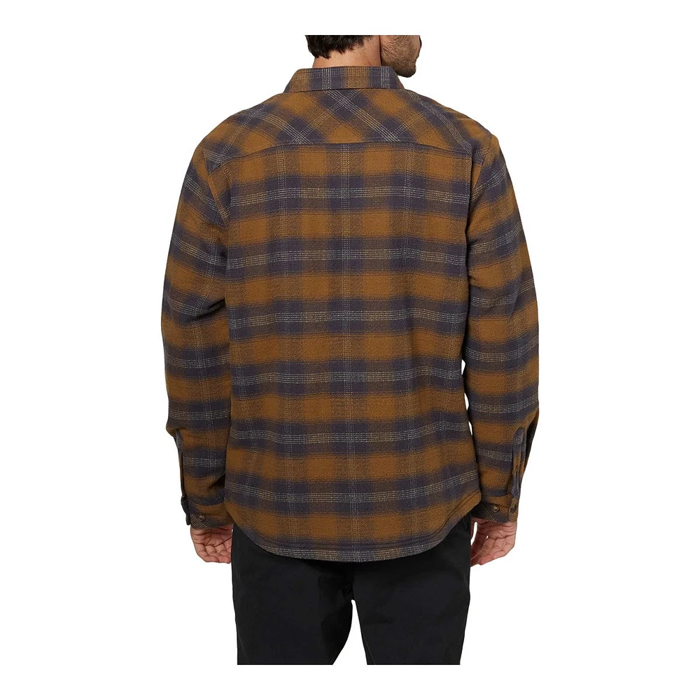 O'Neill Men's Redmond Sherpa Long Sleeve Flannel Shirt