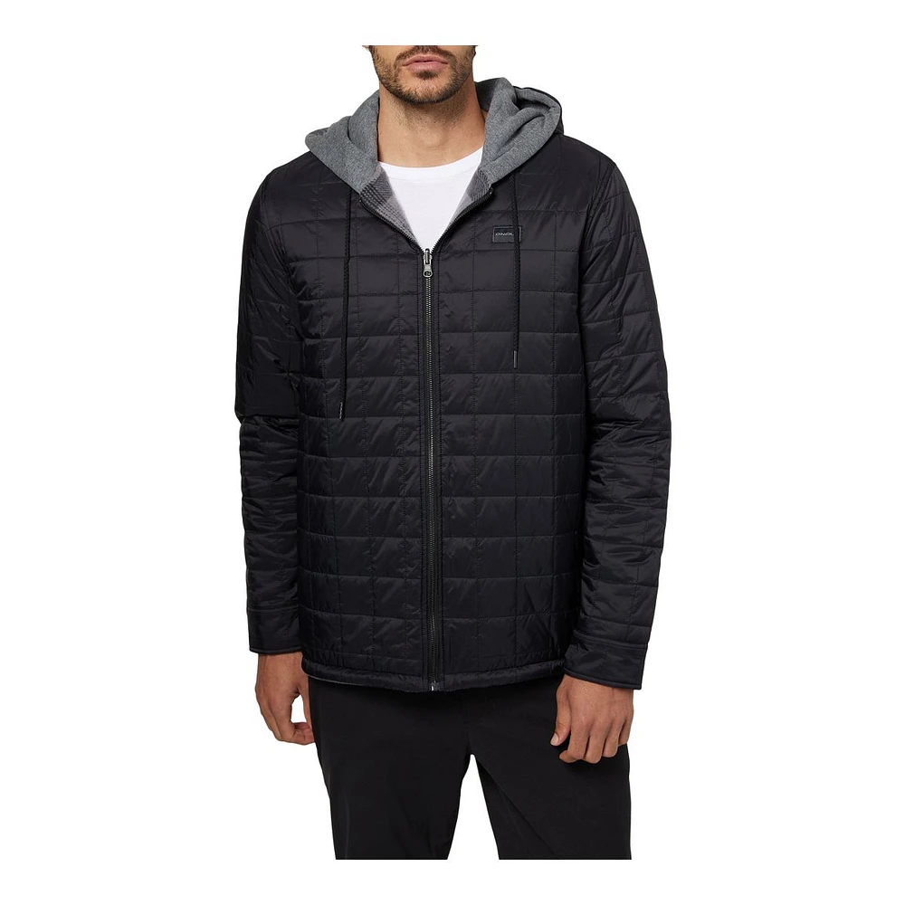 O'Neill Men's Glacier Hood Reversible Jacket