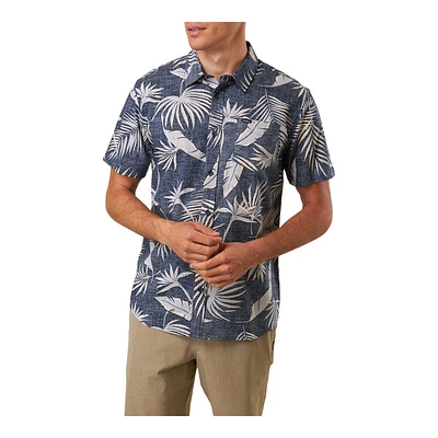 O'Neill Men's Sambisa Short Sleeve Button Up Shirt