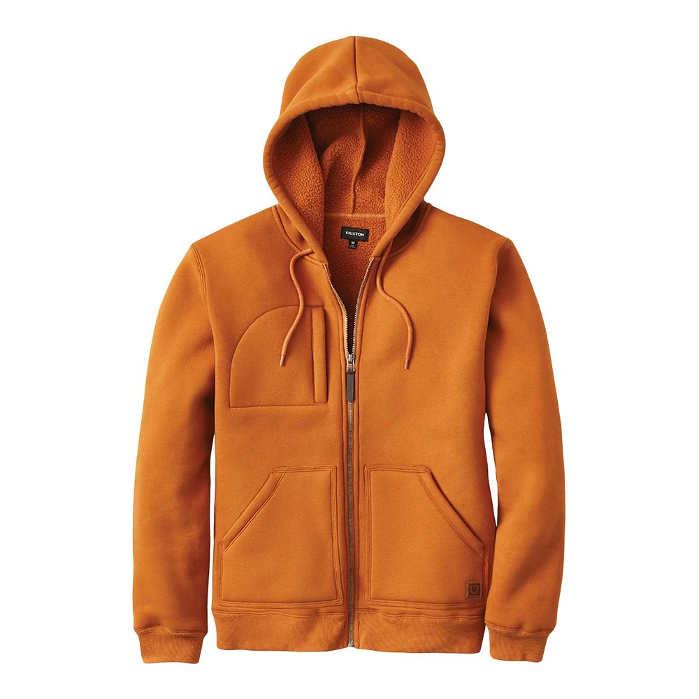 Brixton Men's Abraham Full Zip Hoodie