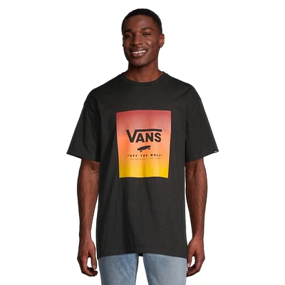 Vans Men's Classic Print T Shirt, Short Sleeve, Crew Neck, Cotton, Graphic