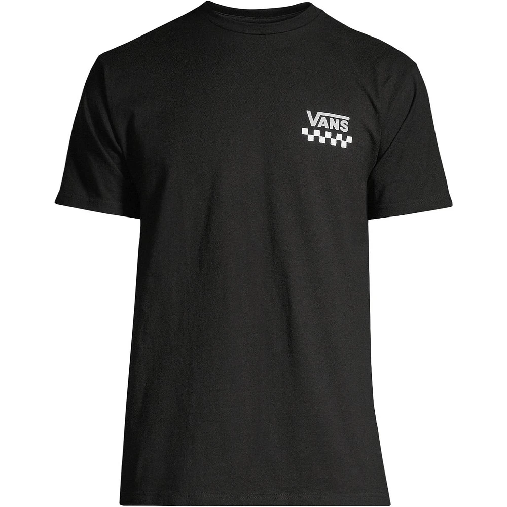 Vans Men's Sketchy Past T Shirt, Short Sleeve, Crew Neck, Cotton, Graphic