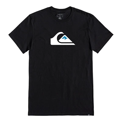 Quiksilver Men's Comp T Shirt, Short Sleeve, Crew Neck, Cotton, Logo