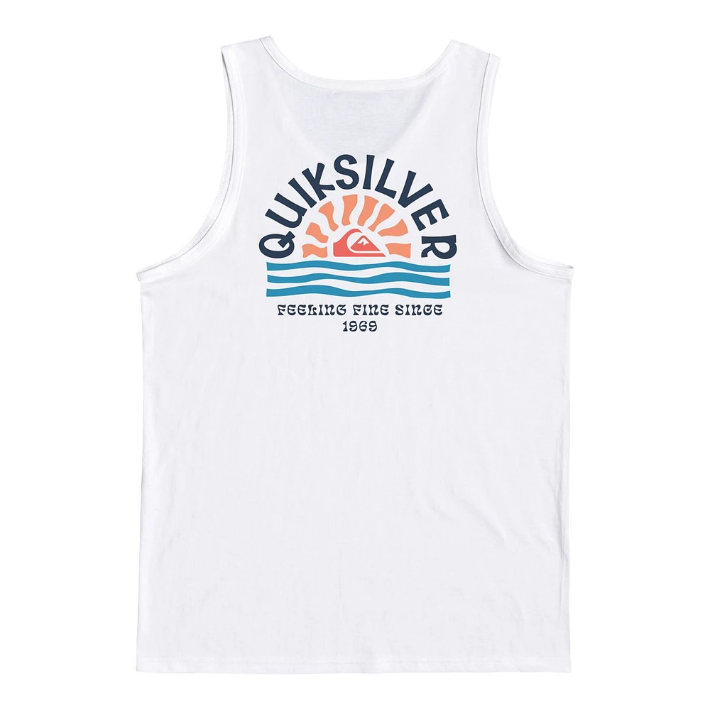 Quiksilver Men's Sunset Mind Tank Top, Lightweight, Sleeveless