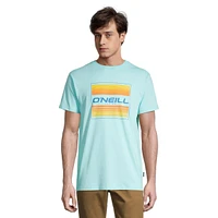 O'Neill Men's Flair T Shirt, Short Sleeve, Crew Neck, Cotton, Graphic